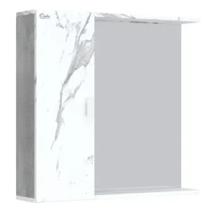 Шкаф-зеркало Onika МАРБЛ 75.00 Универсальный, мрамор/камень бетонный (