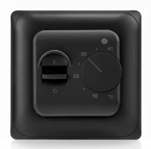 Терморегулятор для теплого пола RTC 70.26, черный