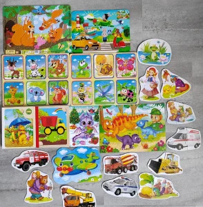 Магниты, пазлы пакетом 