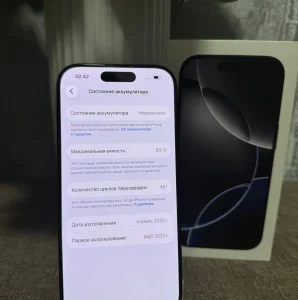 IPhone 16 Pro 256gb Black Titanium НА ГАРАНТИИ