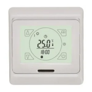 Терморегулятор для теплого пола E 91.716, белый