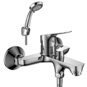 Смеситель для ванны Rossinka RS29-31, одноручный, с коротким изливом, 