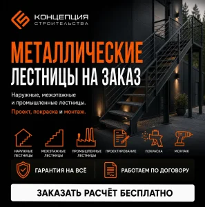 Промышленные и высотные металлические лестницы во Владивостоке