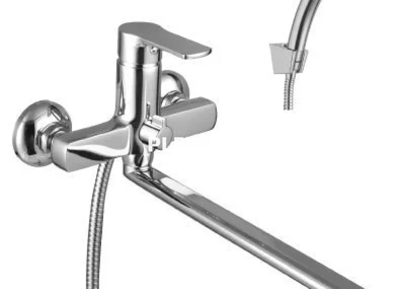 Смеситель для ванны Lemark Plus Grace LM1551C универсальный