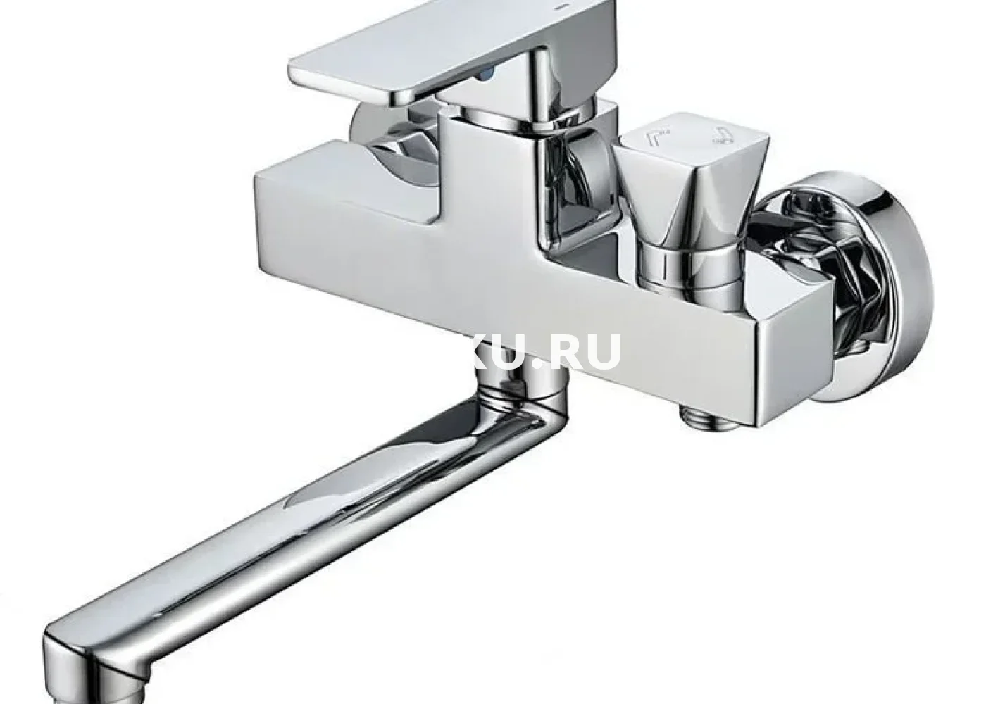 Смеситель для ванны SWES TETRO 1EHAL6, рычажный (0751)