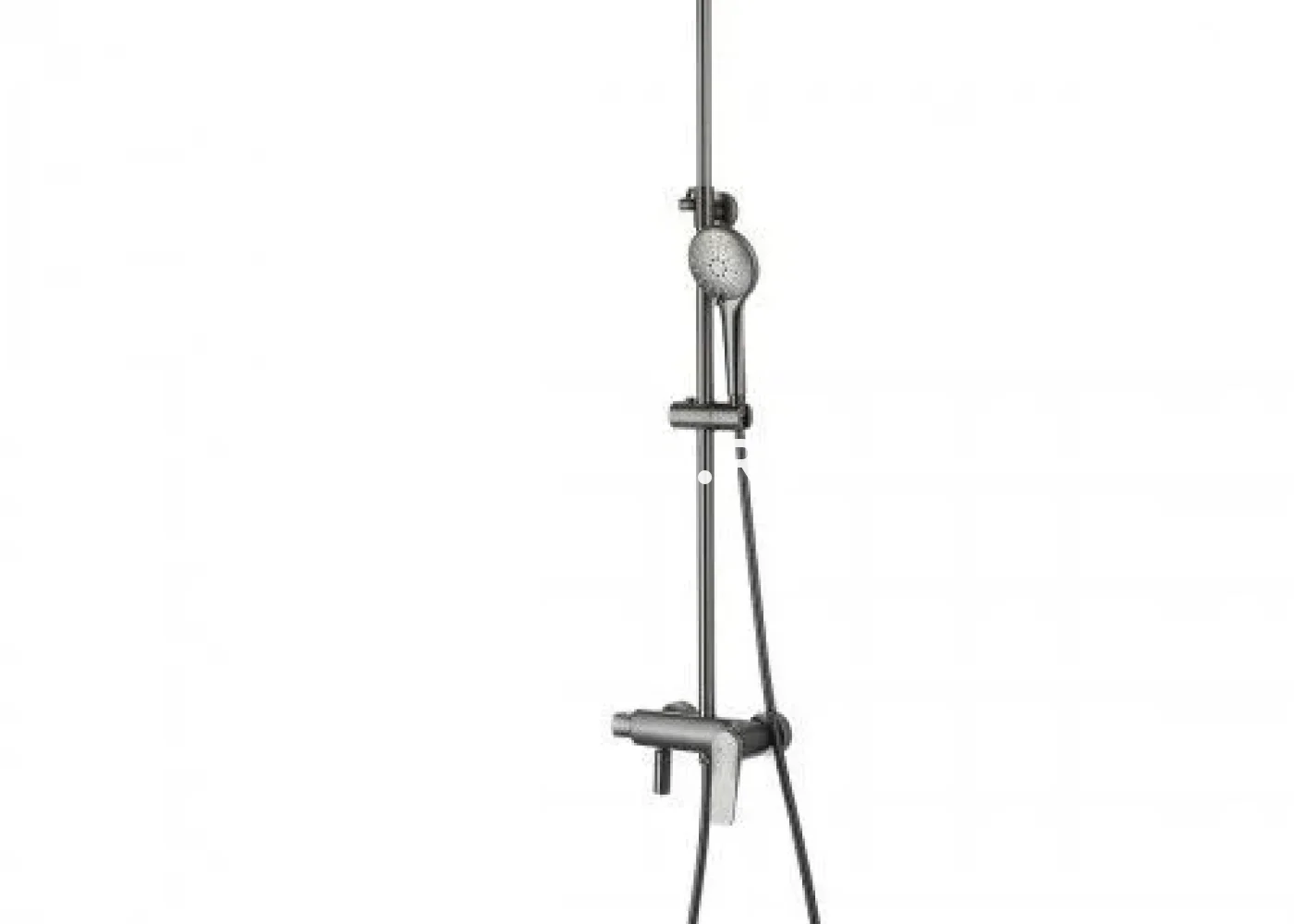 Душевой гарнитур со смес. Lemark Bronx LM3762GM с верхней душевой лейк