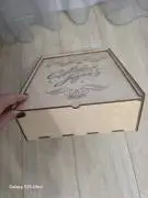 Коробка подарочная, новогодняя 